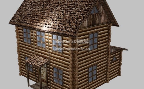 两层木质房屋