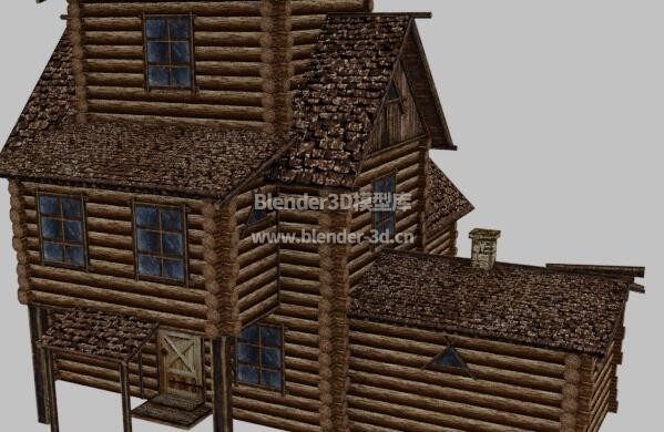 三层复式木质房屋