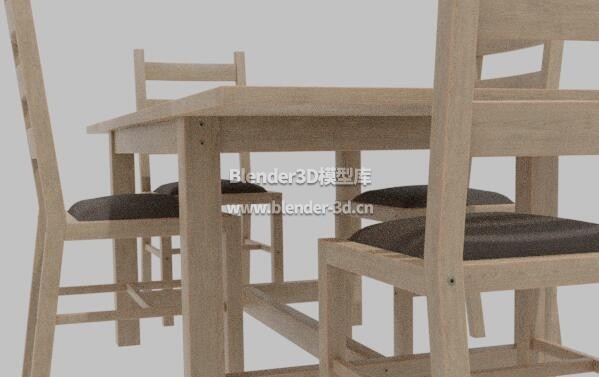 实木餐桌椅子组合