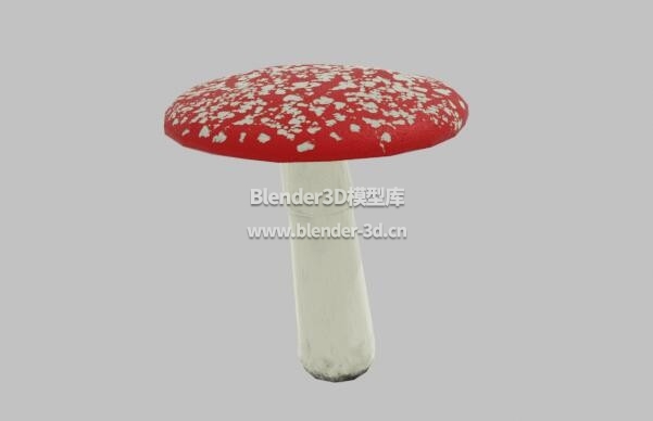 红色大伞蘑菇