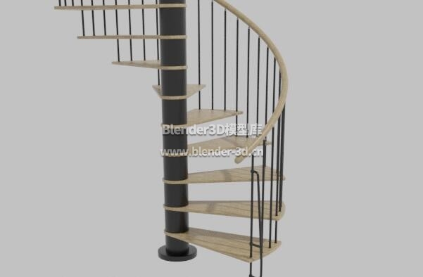 实木螺旋楼梯