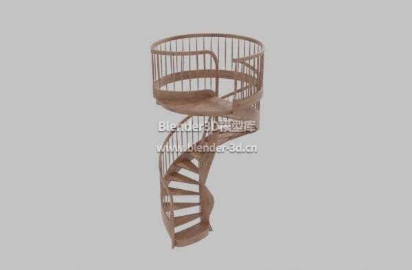 木质270度螺旋楼梯