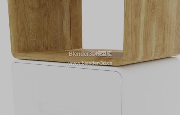 白色实木床头柜子