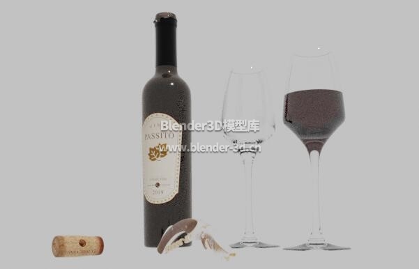 玻璃瓶帕赛托(Passito)甜葡萄酒酒杯