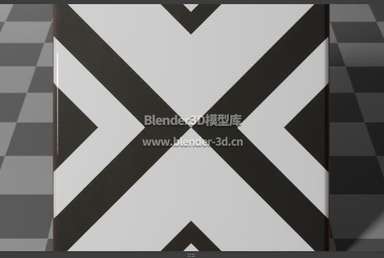 黑白菱形地板砖瓷砖墙贴马赛克