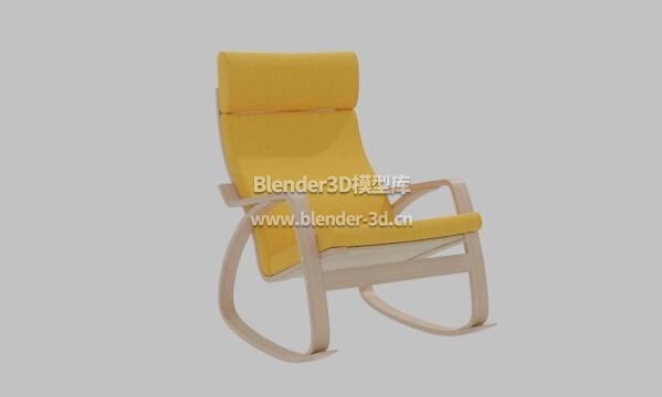 黄色摇椅