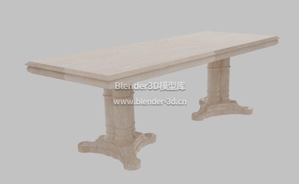 木质典雅长桌子