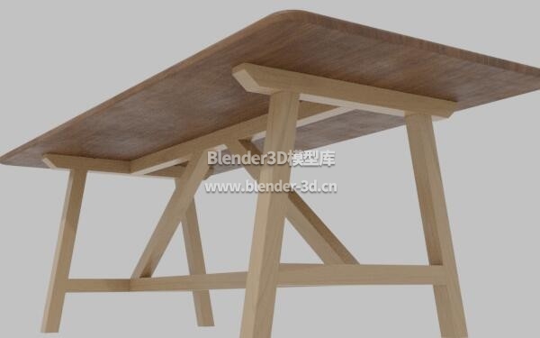 粗糙实木餐桌桌子