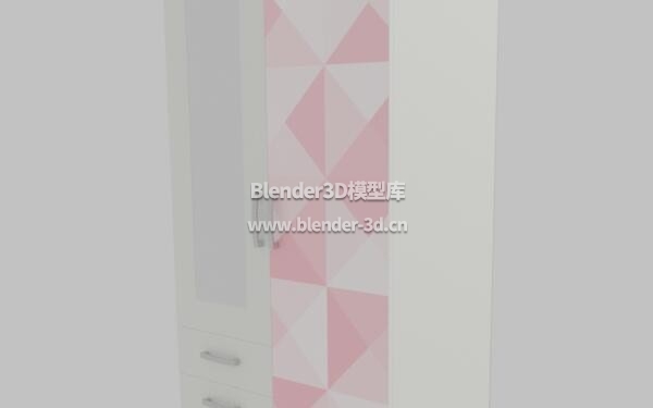 粉色储物柜衣柜