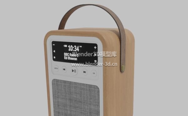 木质手提音箱收音机