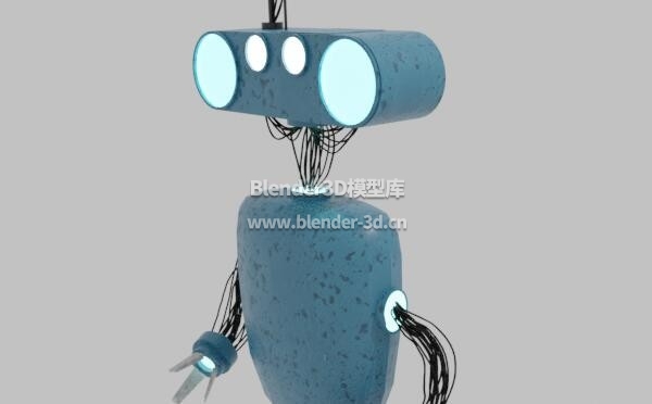 rig青色小机器人