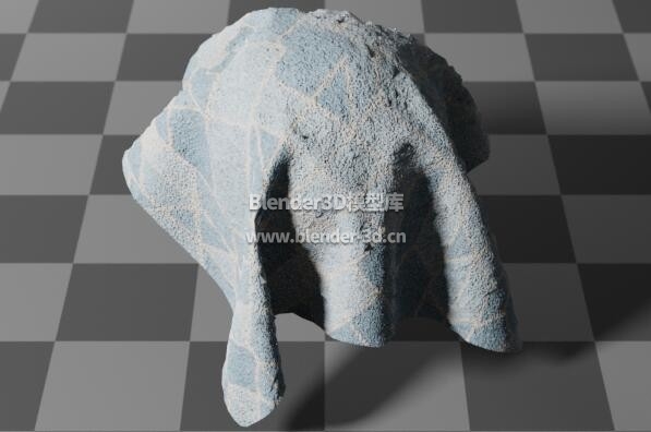 淡蓝色抽象面料布料编织物棉布麻布