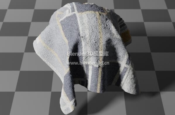 灰白矩阵面料布料编织物棉布麻布