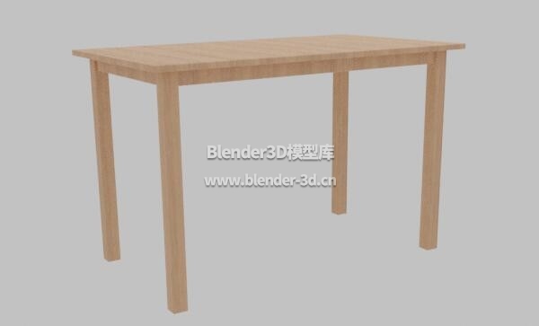 极简实木桌子