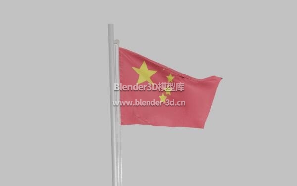 飘扬中国旗帜(动画)