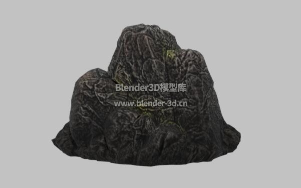 黑色纹理岩体岩层