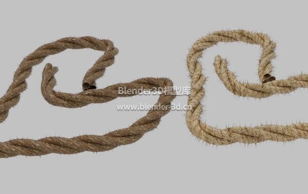 麻绳绳子(Geonodes)
