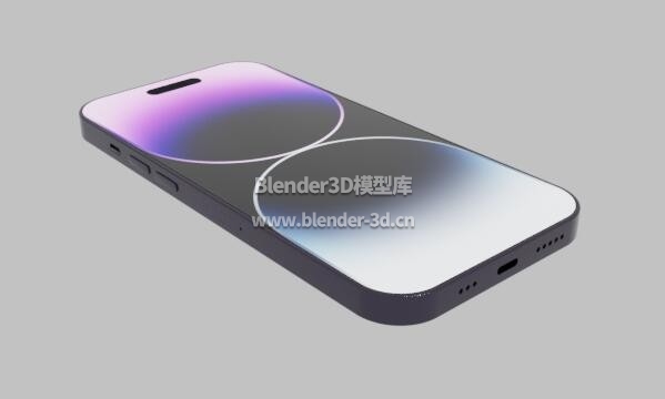 深紫色苹果Iphone 14 Pro手机电话