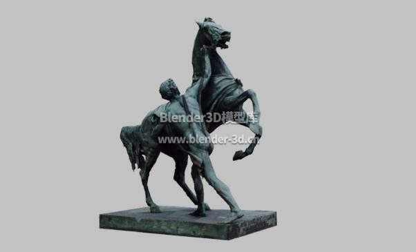 马匹训练雕塑雕像