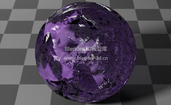 程序性紫水晶宝石