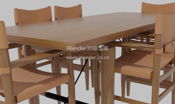 木质皮革餐桌椅子餐椅组合
