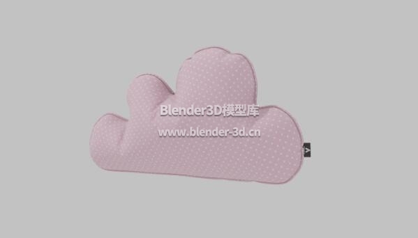 粉色云朵枕头靠枕抱枕