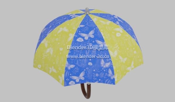 蝴蝶纹雨伞