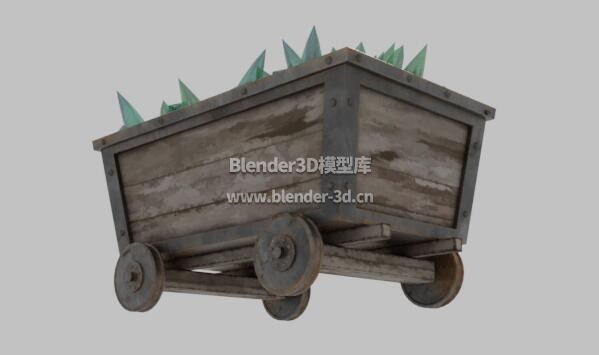 满载矿石矿车