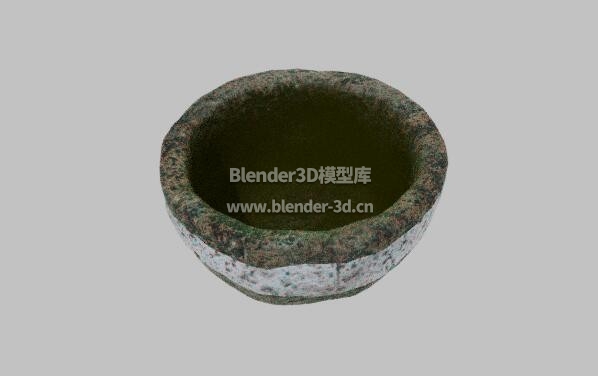 破旧陶碗