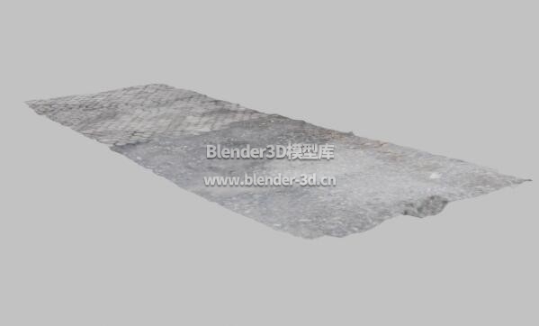 破旧地板瓷砖墙贴马赛克人形步道